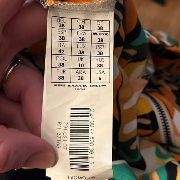 Promod size 6 light weight zip up‎ jacket (2137) - Picture 4 of 5